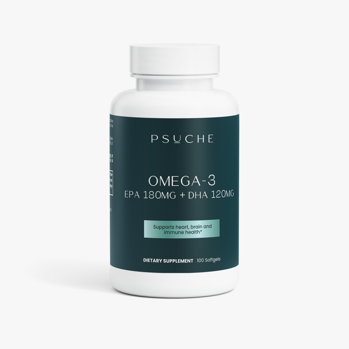 Omega-3 EPA 180mg + DHA 120mg — included in the PSUCHE routine